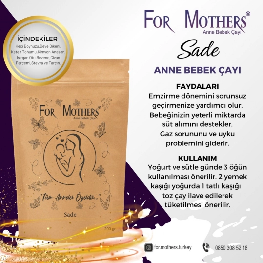 For Mothers Süt Artırıcı Anne Çayı